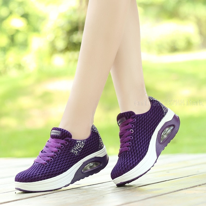 Swing Breathable Slimming Fitness Shoes