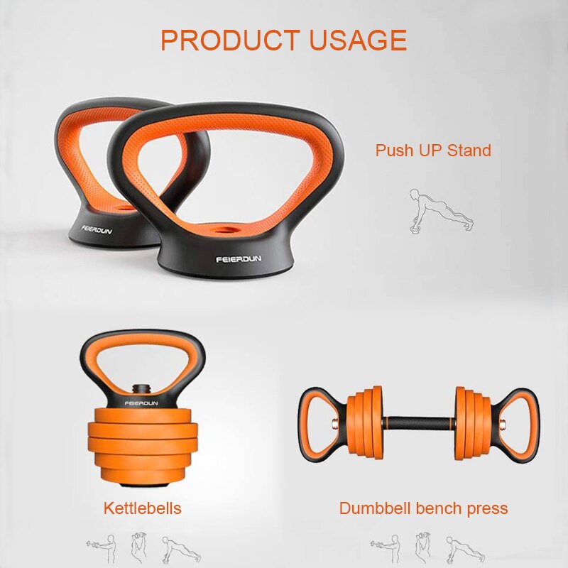 Adjustable Kettlebell Handle Home Gym Workout