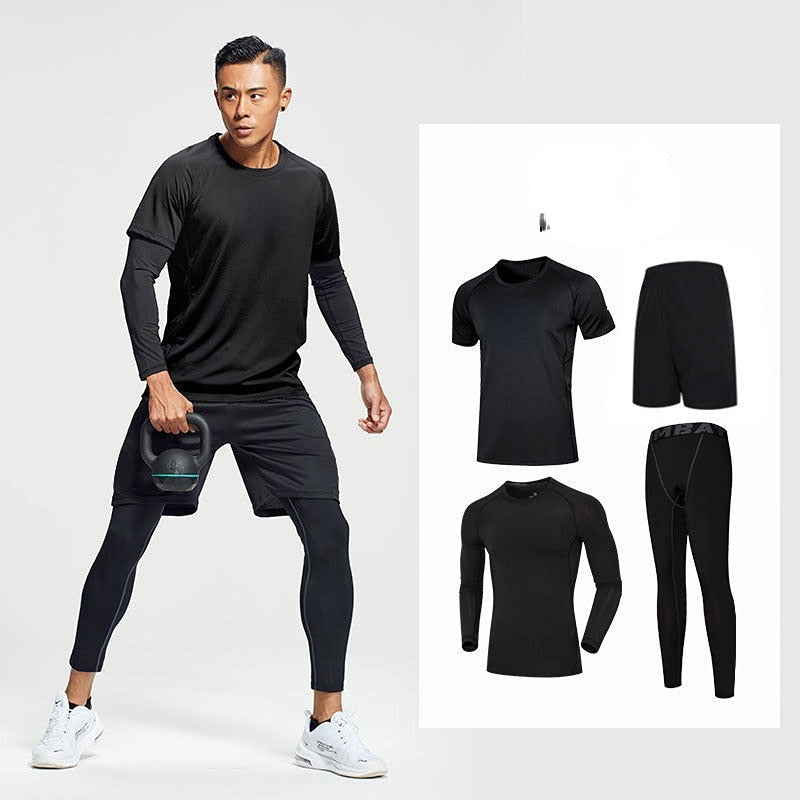 Men's Tracksuit Gym Fitness Compression Tights