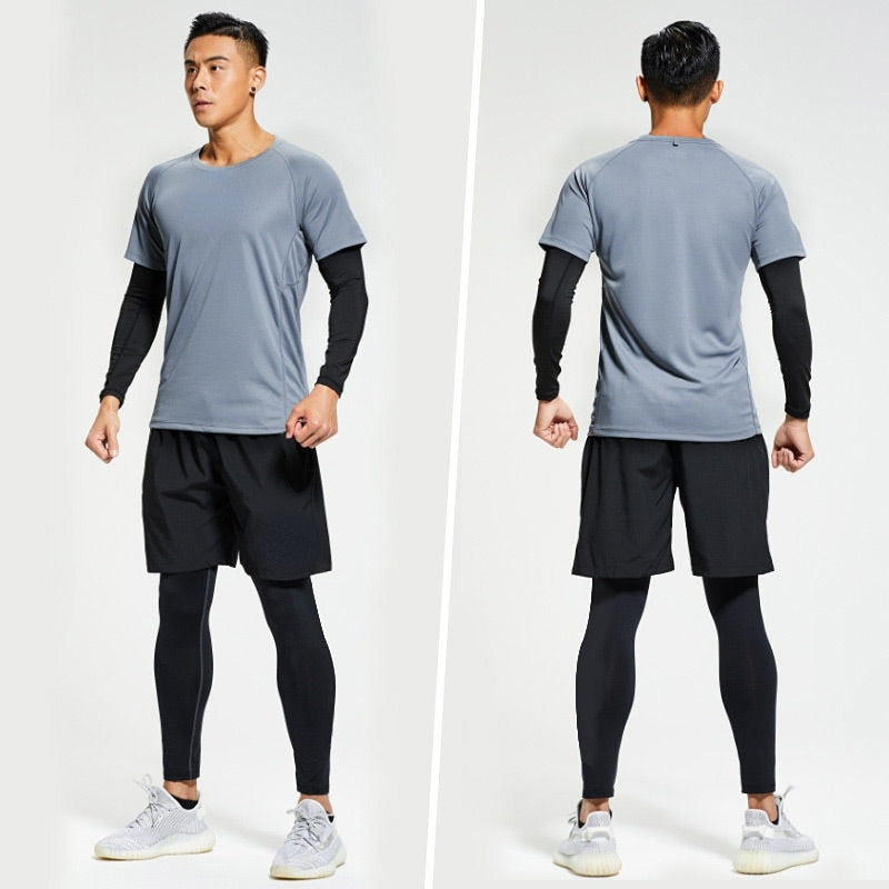 Men's Tracksuit Gym Fitness Compression Tights