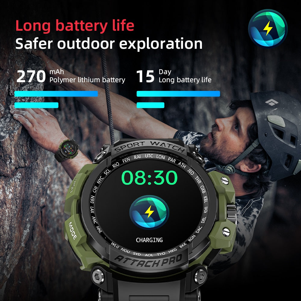 Sport Smart Watch Fitness Tracker Waterproof